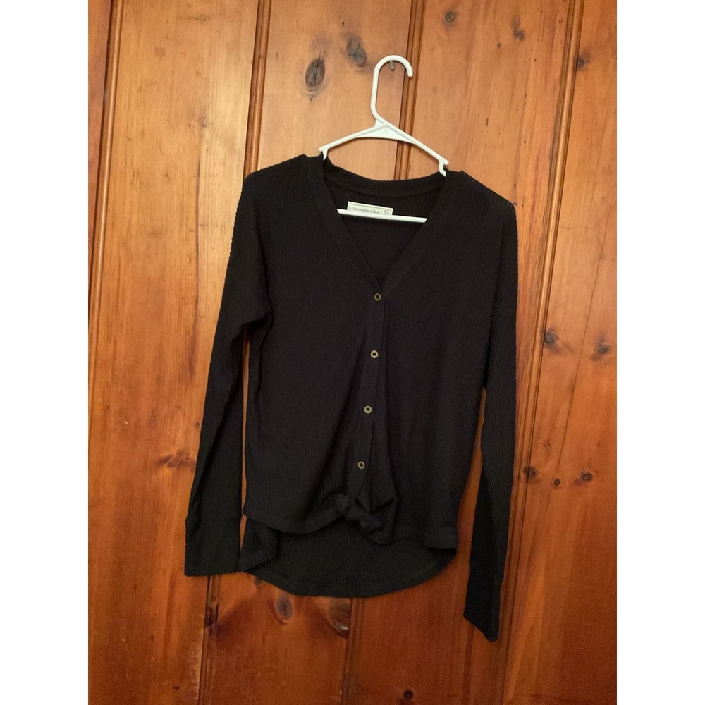 American eagle Henley. Black oversized,